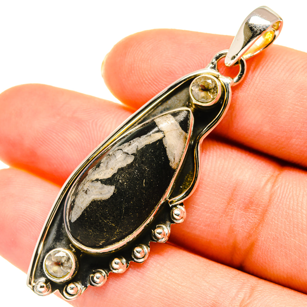 Pinolith Jasper Pendants handcrafted by Ana Silver Co - PD5608