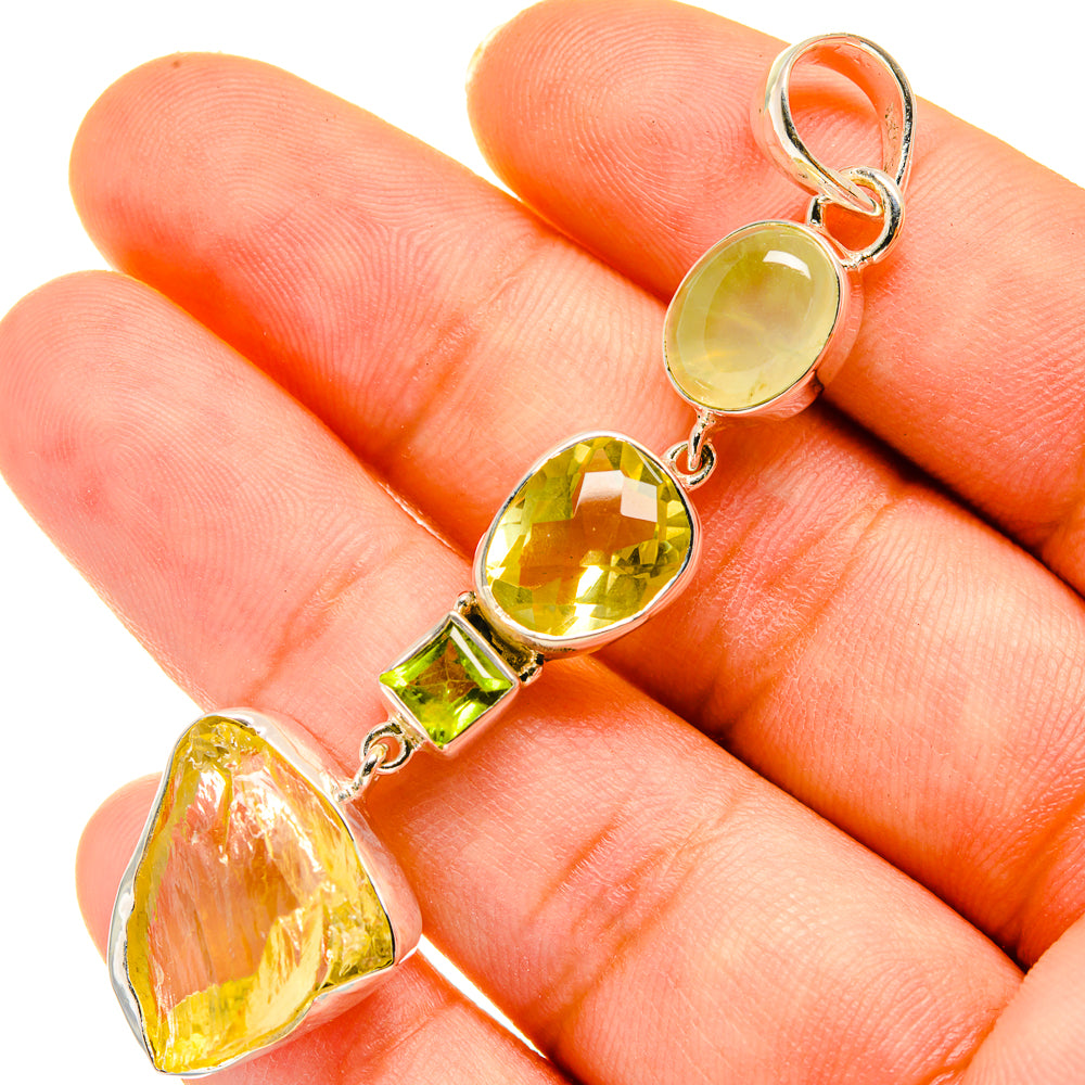 Citrine Pendants handcrafted by Ana Silver Co - PD5611