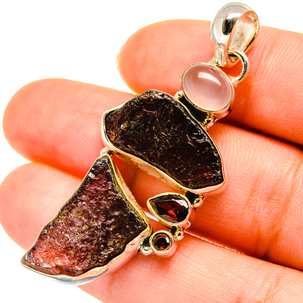Garnet Pendants handcrafted by Ana Silver Co - PD5612