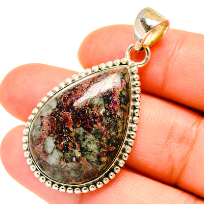 Russian Eudialyte Pendants handcrafted by Ana Silver Co - PD5627