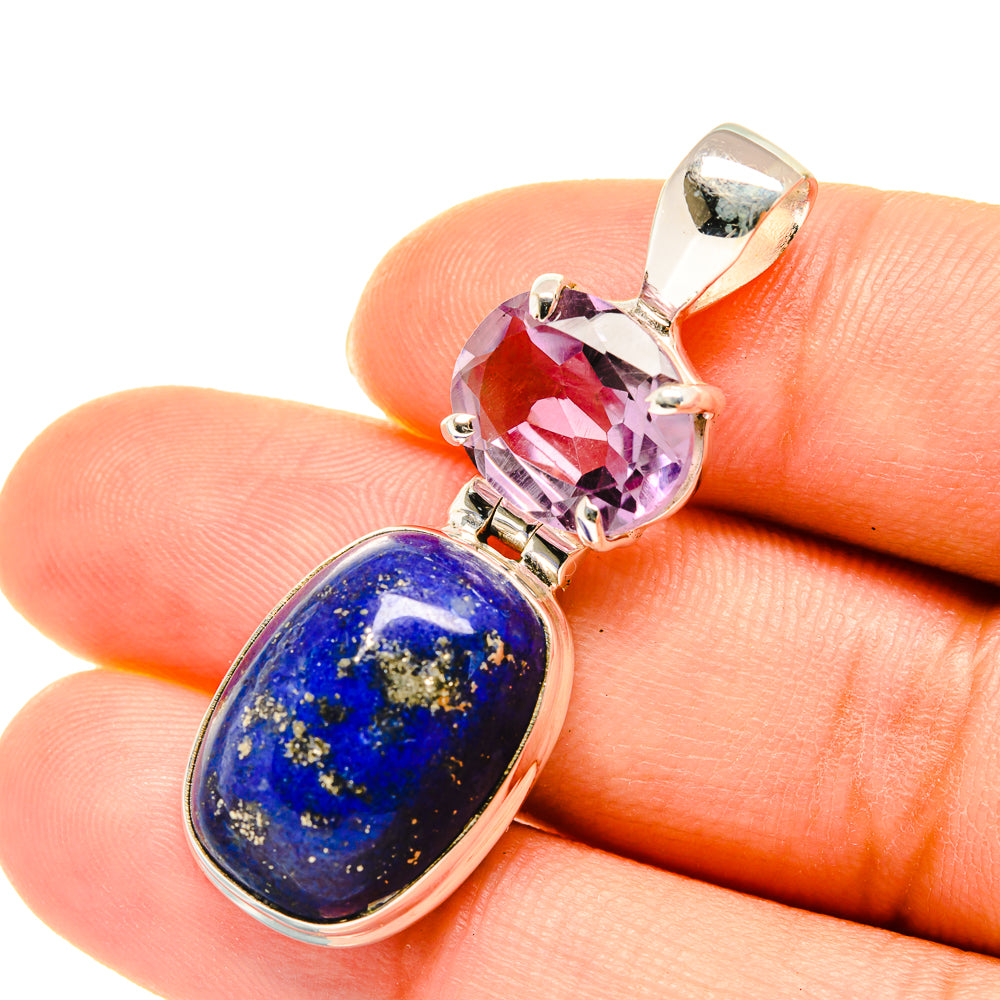 Lapis Lazuli Pendants handcrafted by Ana Silver Co - PD5630