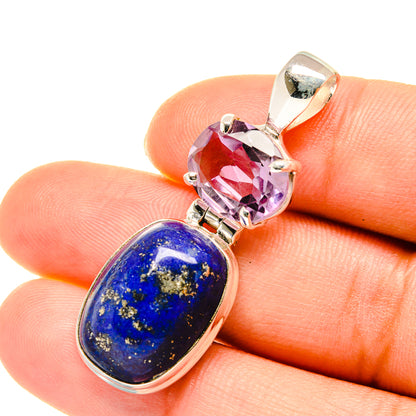 Lapis Lazuli Pendants handcrafted by Ana Silver Co - PD5630