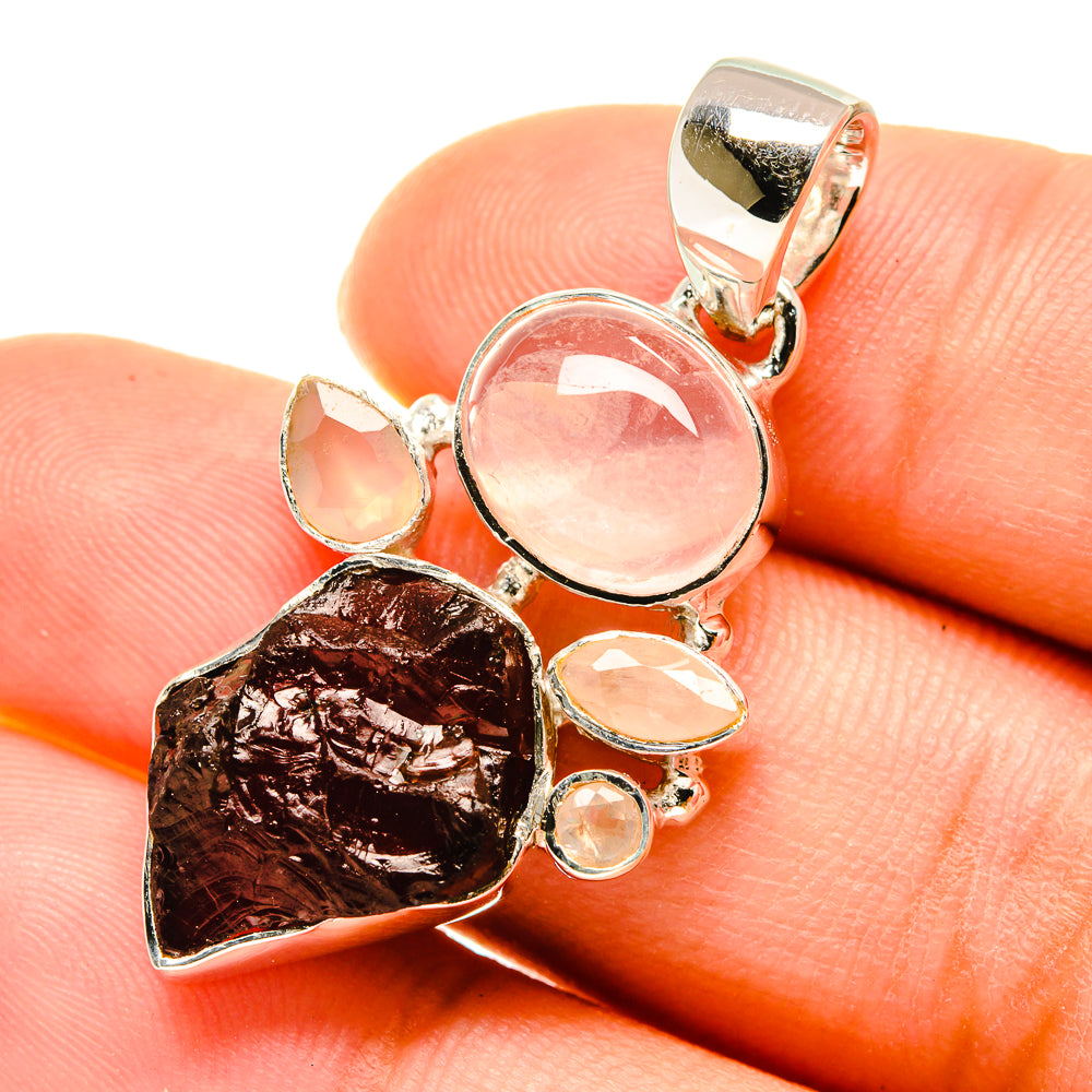 Garnet Pendants handcrafted by Ana Silver Co - PD5642