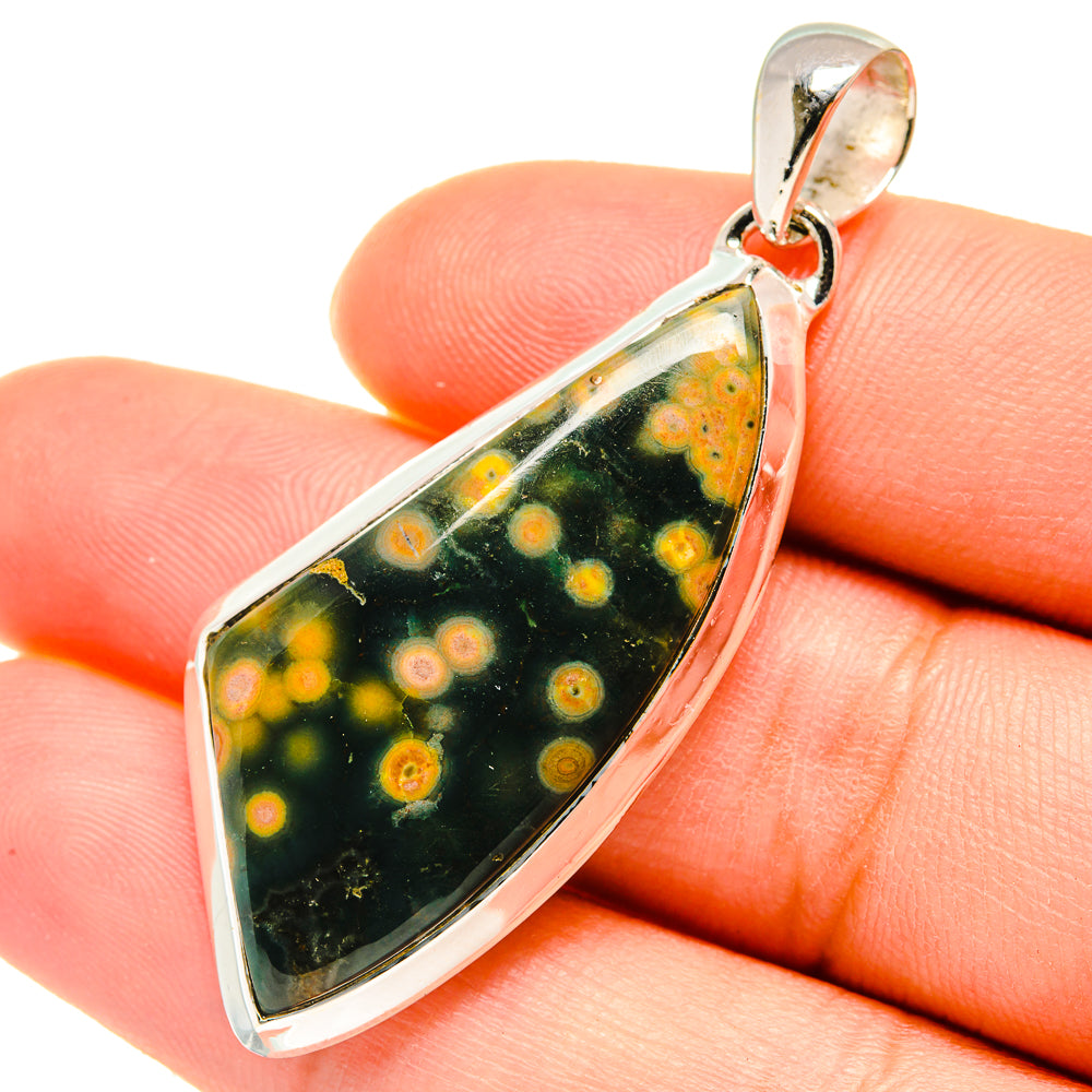 Ocean Jasper Pendants handcrafted by Ana Silver Co - PD5645
