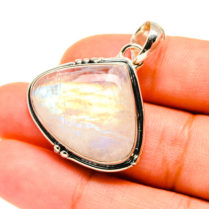 Rainbow Moonstone Pendants handcrafted by Ana Silver Co - PD5654