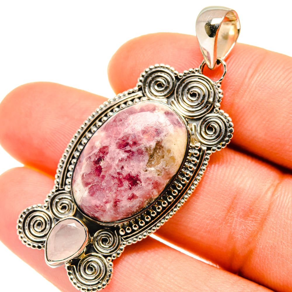 Lepidolite Pendants handcrafted by Ana Silver Co - PD5666