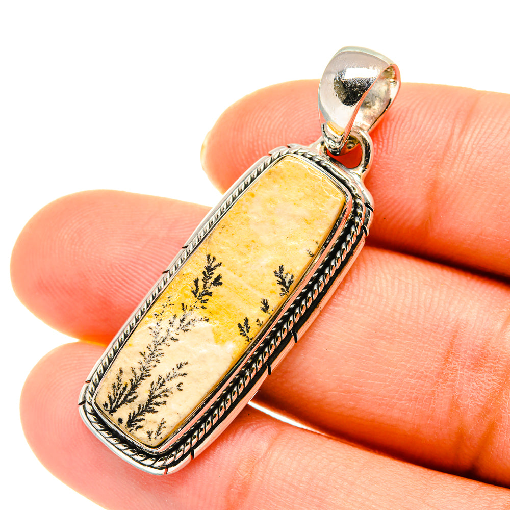 Germany Psilomelane Dendrite Pendants handcrafted by Ana Silver Co - PD5668