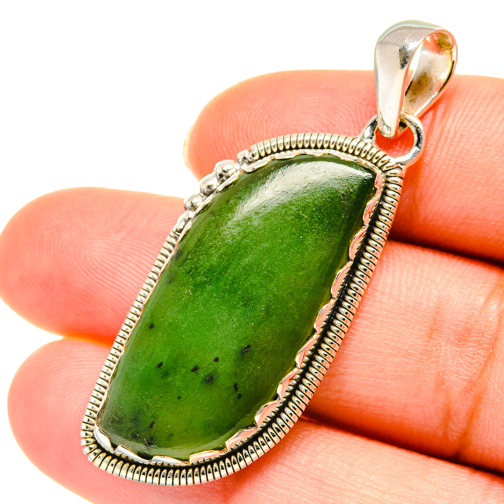 Nephirite Jade Pendants handcrafted by Ana Silver Co - PD5674
