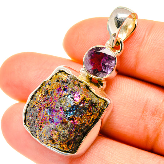 Titanium Druzy Pendants handcrafted by Ana Silver Co - PD5688
