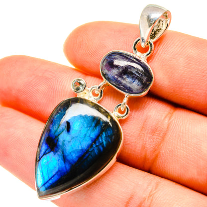 Labradorite Pendants handcrafted by Ana Silver Co - PD5693