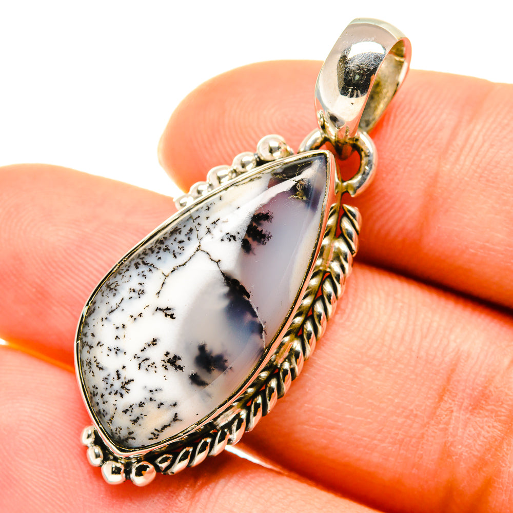 Dendritic Opal Pendants handcrafted by Ana Silver Co - PD5699