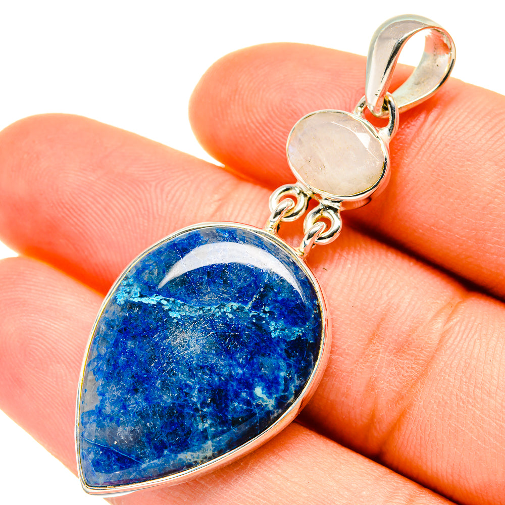 Chrysocolla In Quartz Pendants handcrafted by Ana Silver Co - PD5706