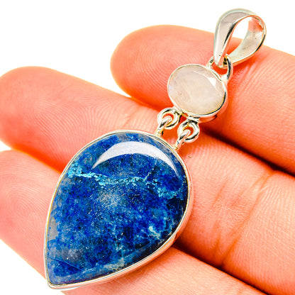 Chrysocolla In Quartz Pendants handcrafted by Ana Silver Co - PD5706