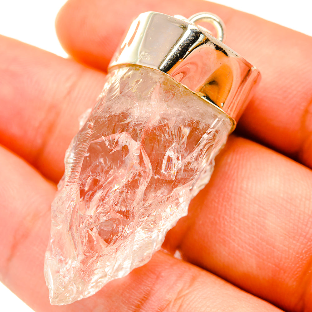 White Quartz Pendants handcrafted by Ana Silver Co - PD5712