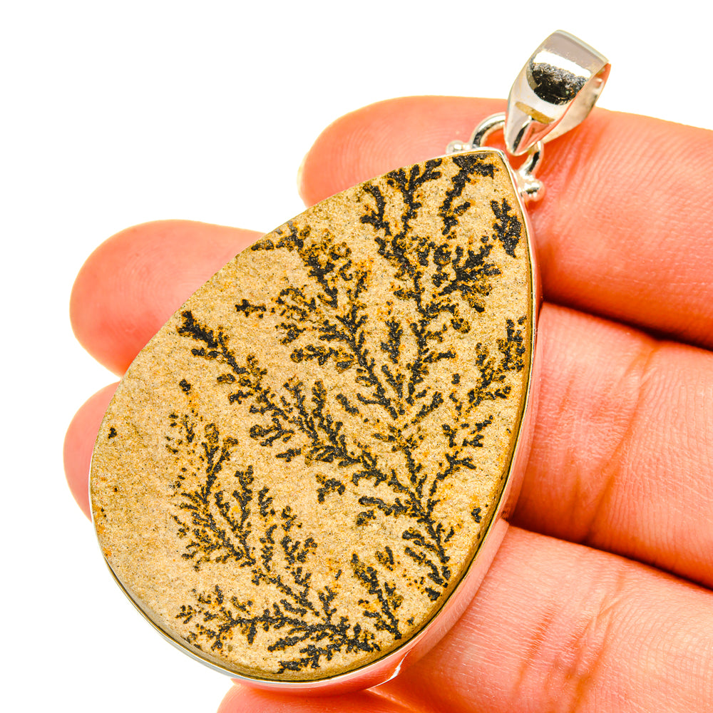 Germany Psilomelane Dendrite Pendants handcrafted by Ana Silver Co - PD5718