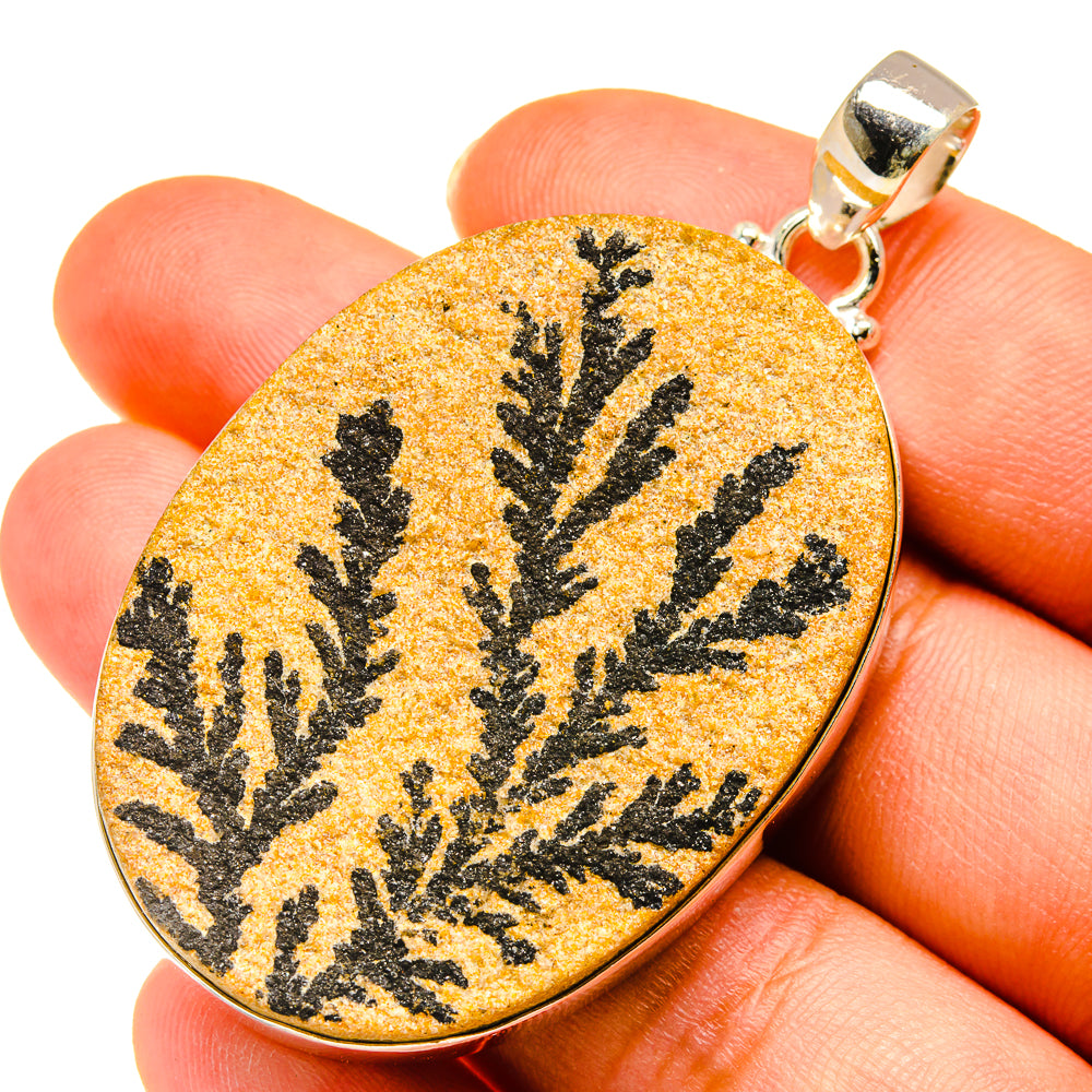 Germany Psilomelane Dendrite Pendants handcrafted by Ana Silver Co - PD5720