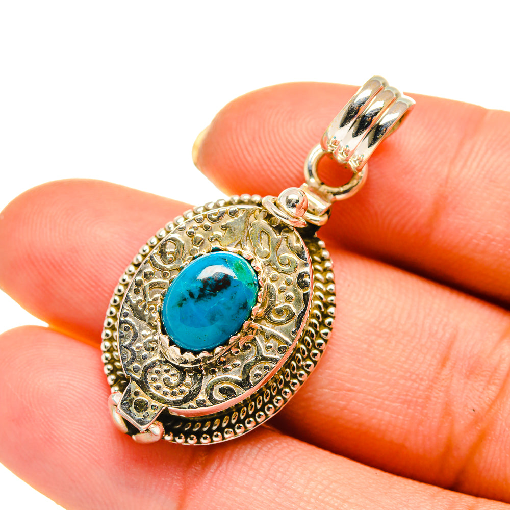 Chrysocolla Pendants handcrafted by Ana Silver Co - PD5725