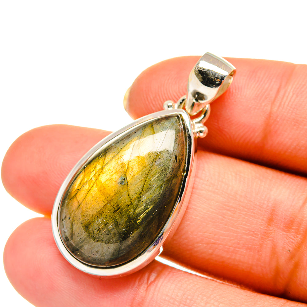 Labradorite Pendants handcrafted by Ana Silver Co - PD5729