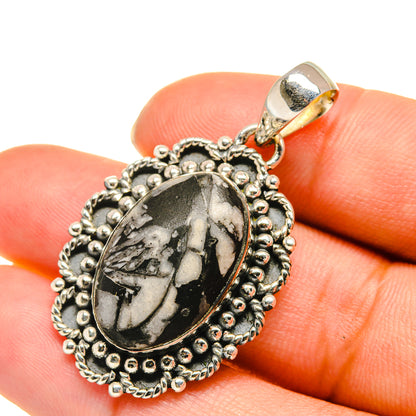 Pinolith Jasper Pendants handcrafted by Ana Silver Co - PD5733