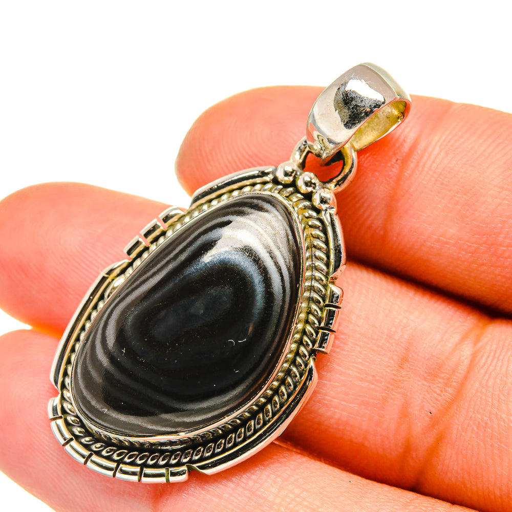 Psilomelane Pendants handcrafted by Ana Silver Co - PD5734