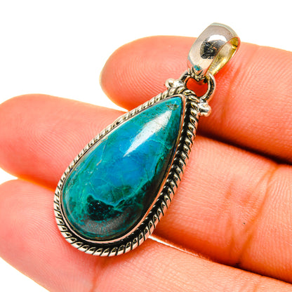 Chrysocolla Pendants handcrafted by Ana Silver Co - PD5738