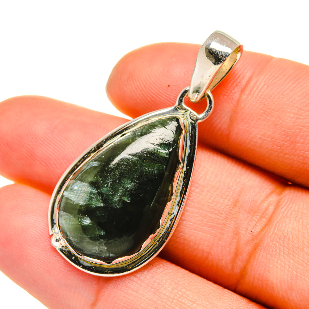 Seraphinite Pendants handcrafted by Ana Silver Co - PD5740