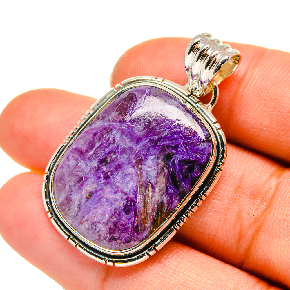 Charoite Pendants handcrafted by Ana Silver Co - PD5751