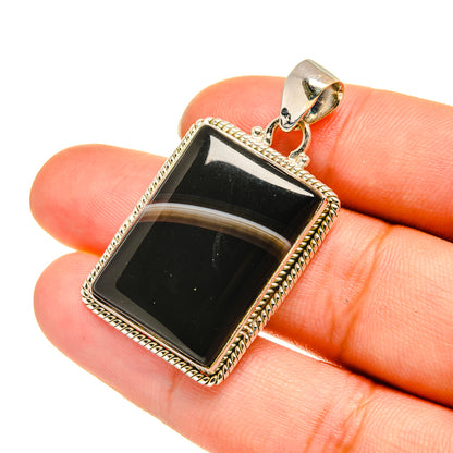 India Agate Pendants handcrafted by Ana Silver Co - PD5752