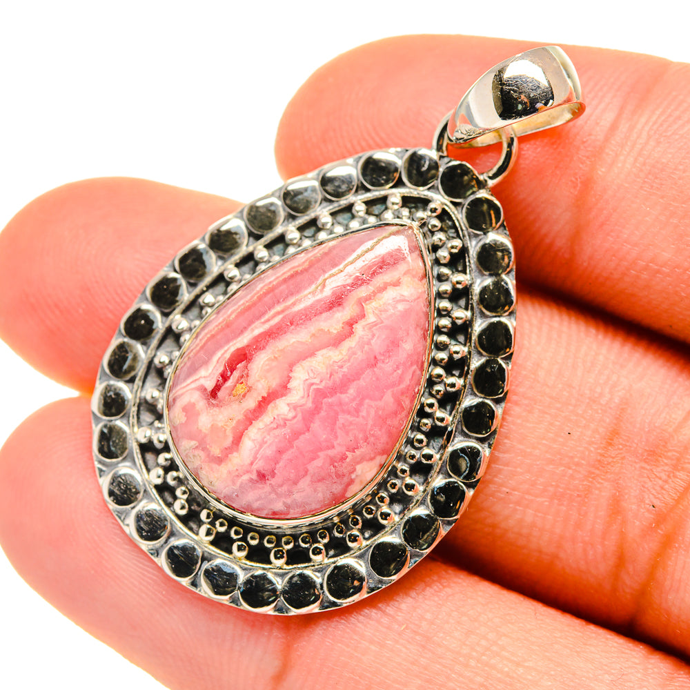 Rhodochrosite Pendants handcrafted by Ana Silver Co - PD5782