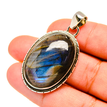 Labradorite Pendants handcrafted by Ana Silver Co - PD5784