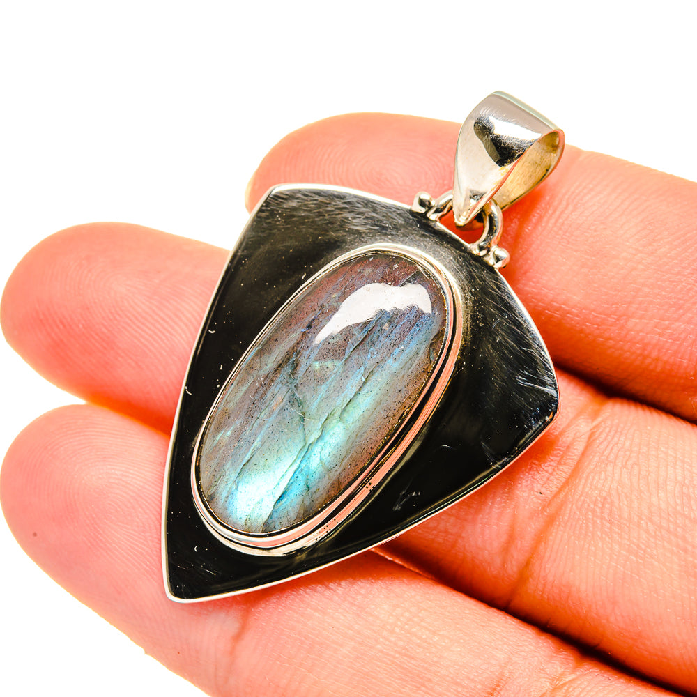 Labradorite Pendants handcrafted by Ana Silver Co - PD5786