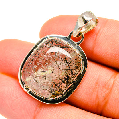 Tourmalinated Quartz Pendants handcrafted by Ana Silver Co - PD5790