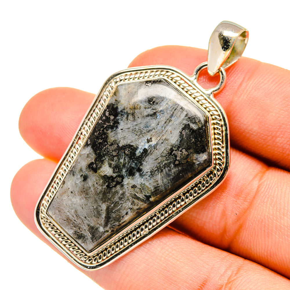 Larvikite Pendants handcrafted by Ana Silver Co - PD5820