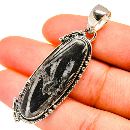Chrysanthemum Stone Pendants handcrafted by Ana Silver Co - PD5827