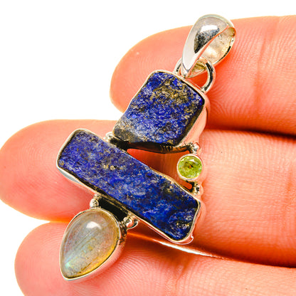 Lapis Lazuli Pendants handcrafted by Ana Silver Co - PD5830