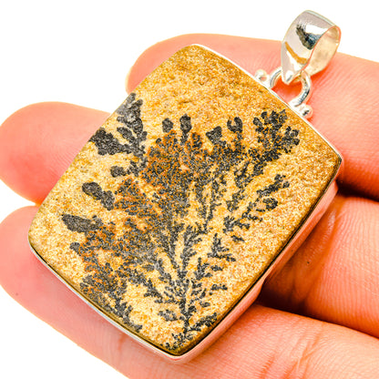 Germany Psilomelane Dendrite Pendants handcrafted by Ana Silver Co - PD5845