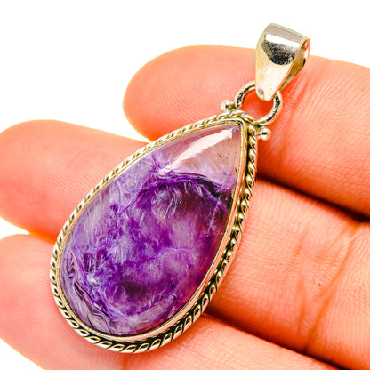 Charoite Pendants handcrafted by Ana Silver Co - PD5852