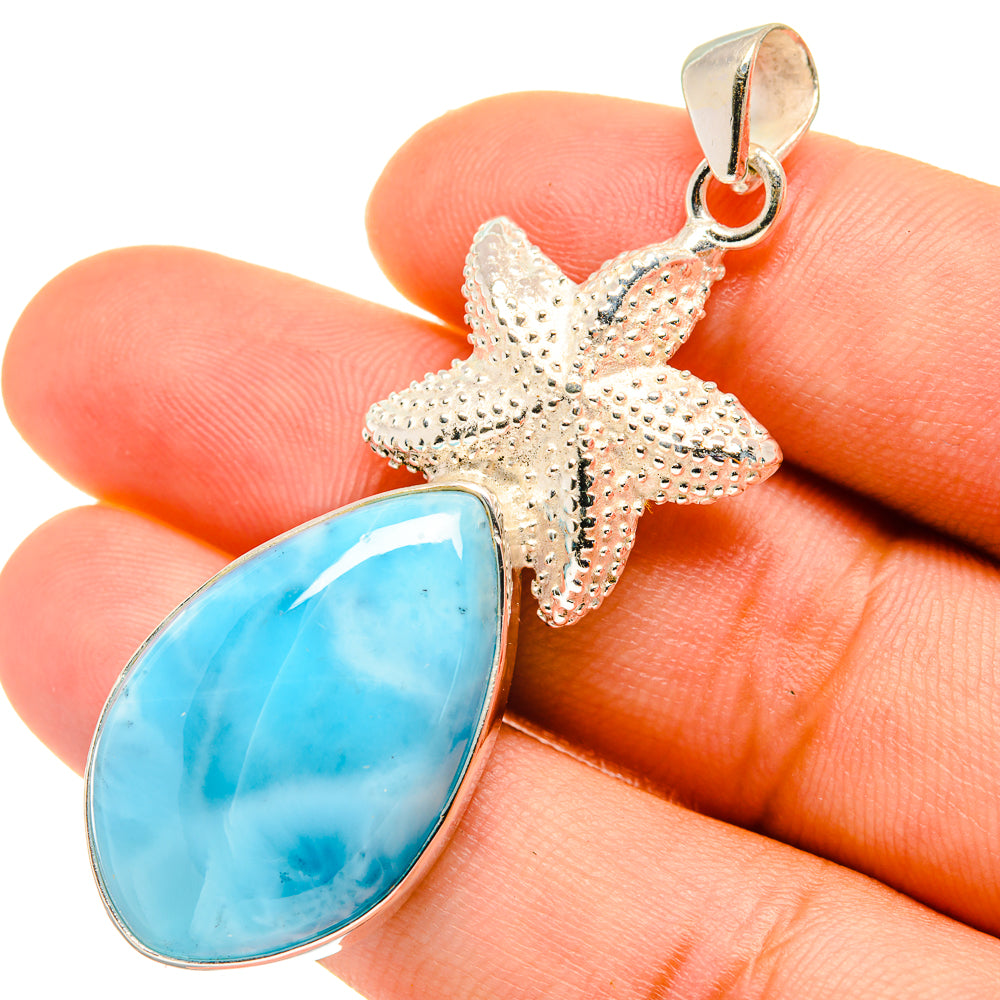 Larimar Pendants handcrafted by Ana Silver Co - PD5855
