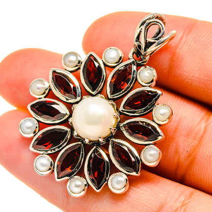 Garnet Pendants handcrafted by Ana Silver Co - PD5856