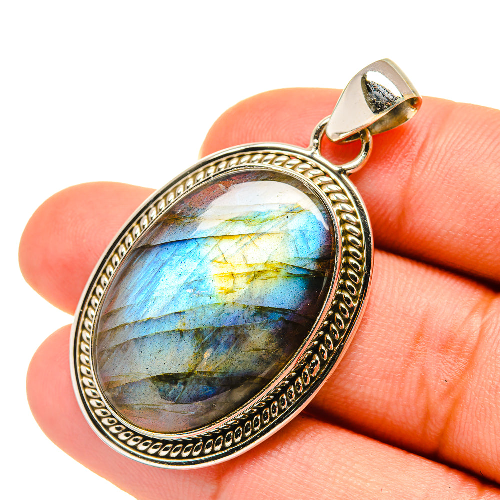 Labradorite Pendants handcrafted by Ana Silver Co - PD5878