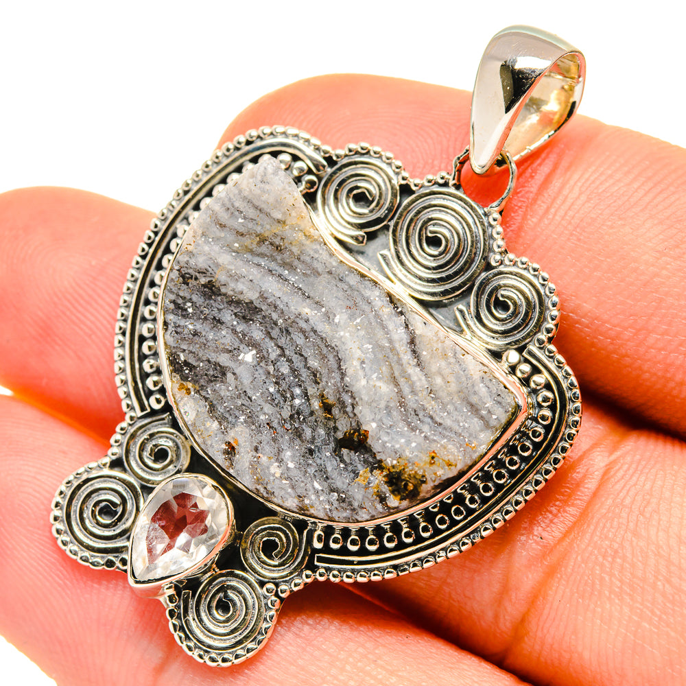 Desert Druzy Pendants handcrafted by Ana Silver Co - PD5890