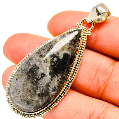 Larvikite Pendants handcrafted by Ana Silver Co - PD5891