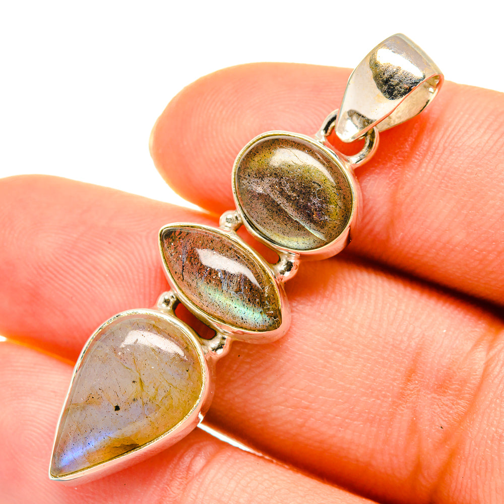Labradorite Pendants handcrafted by Ana Silver Co - PD5896
