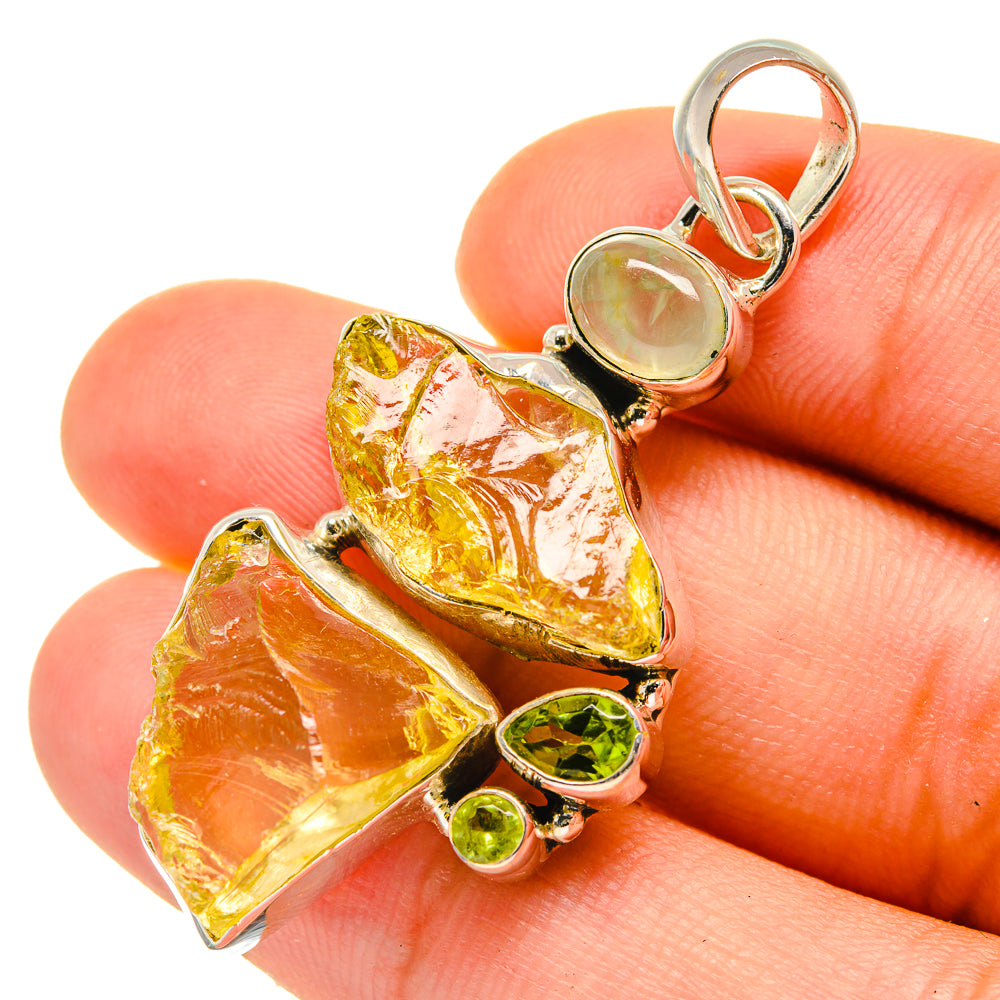 Citrine Pendants handcrafted by Ana Silver Co - PD5897