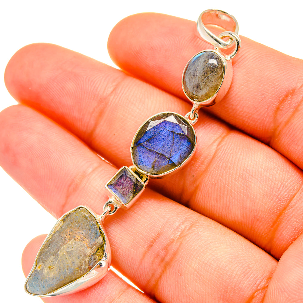 Labradorite Pendants handcrafted by Ana Silver Co - PD5898