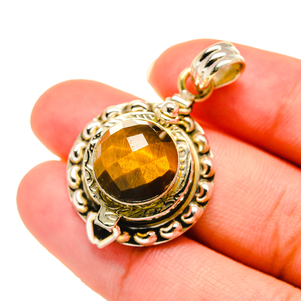 Tiger Eye Pendants handcrafted by Ana Silver Co - PD5907