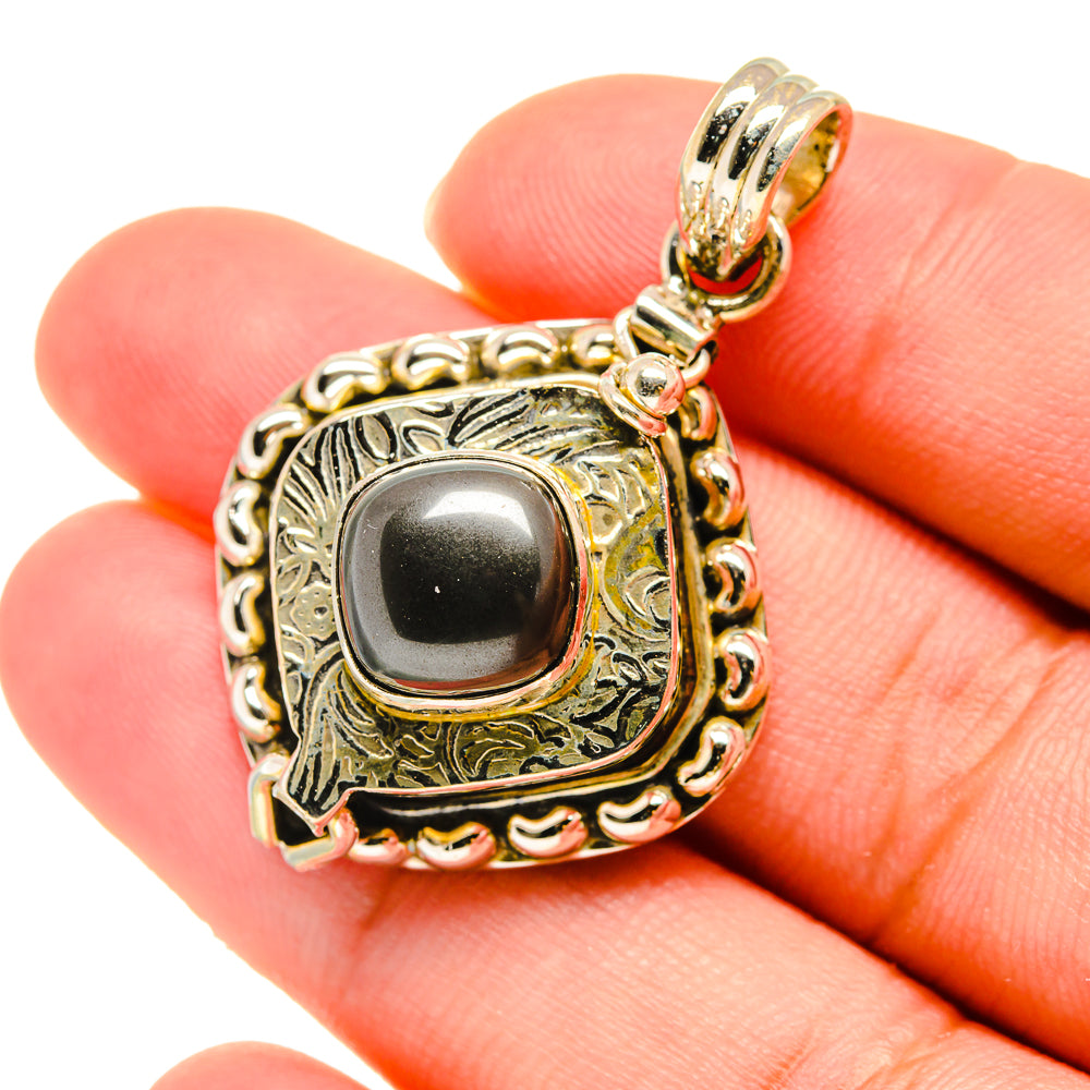 Hematite Pendants handcrafted by Ana Silver Co - PD5909