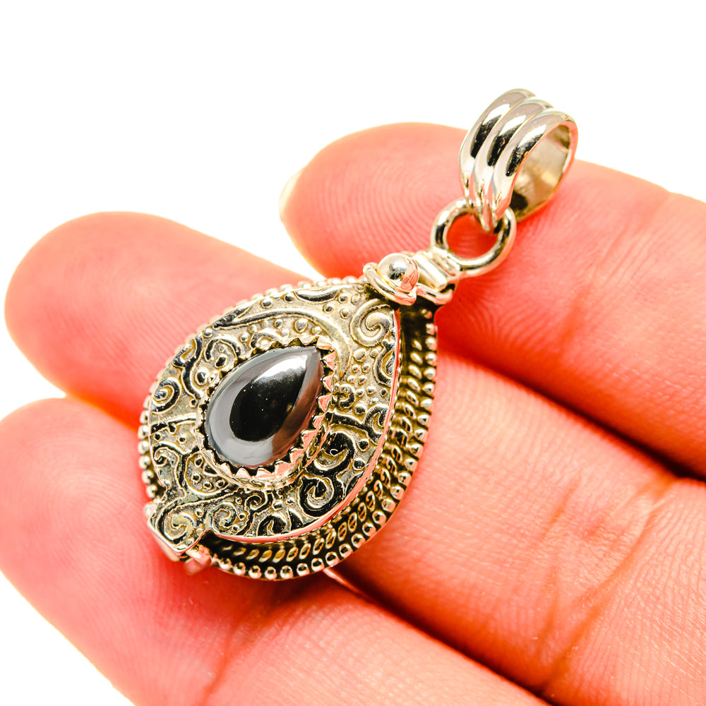 Hematite Pendants handcrafted by Ana Silver Co - PD5910