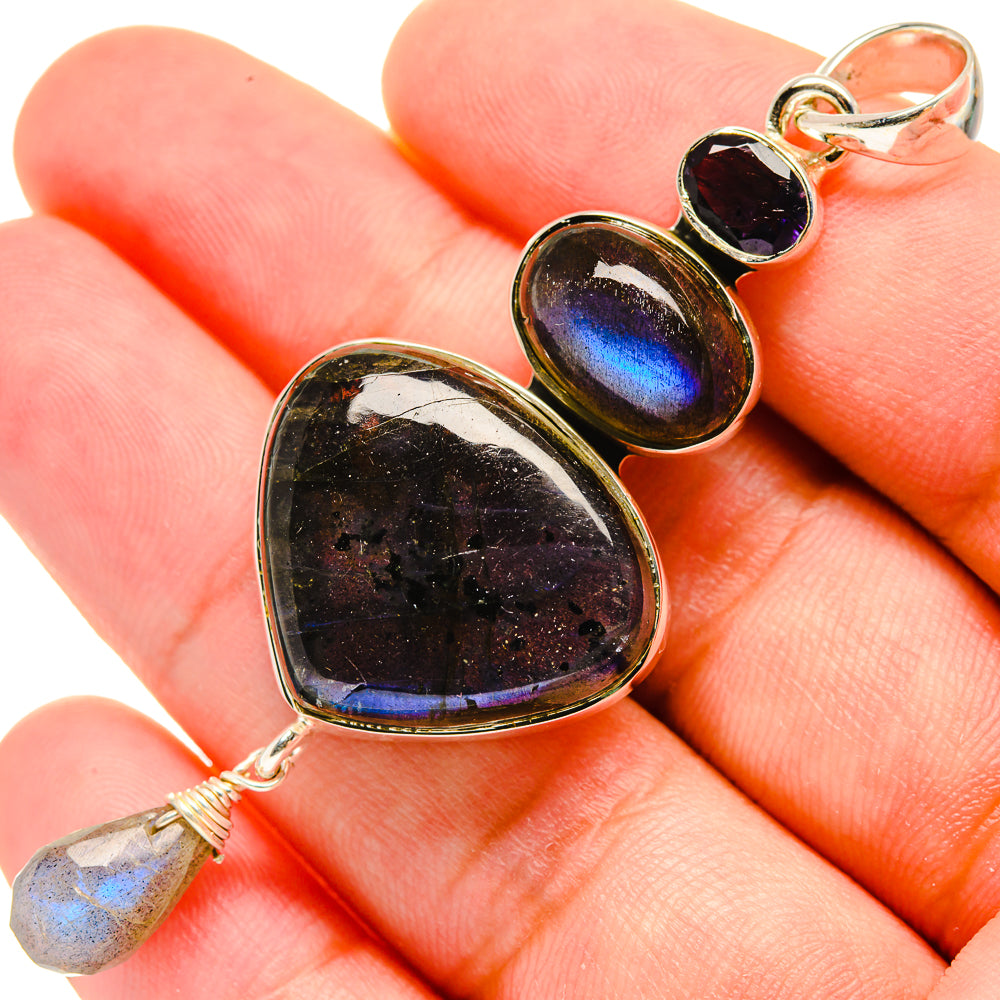 Labradorite Pendants handcrafted by Ana Silver Co - PD5918