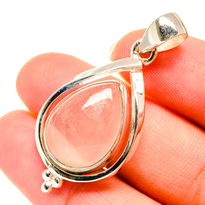 Rose Quartz Pendants handcrafted by Ana Silver Co - PD5923